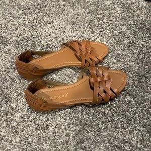 Brown sandals